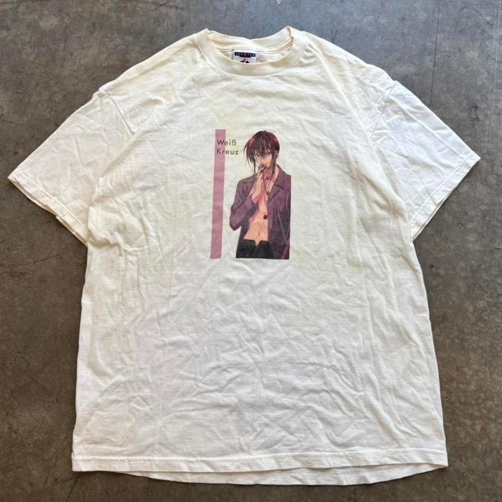 Vintage Weis Kreuz Anime Shirt Size Large